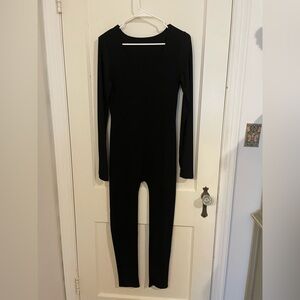 Black Long Sleeve Jumpsuit